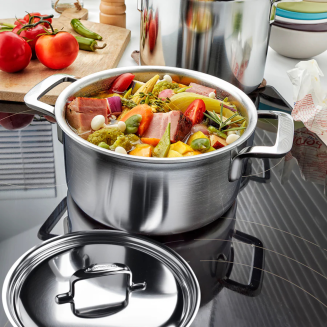 Patelnia sauté z 2 uchwytami i pokrywką Demeyere 5 Plus 24 cm - 7