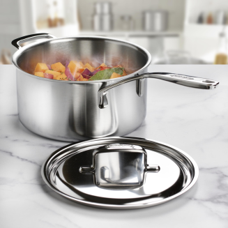 Patelnia sauté z 2 uchwytami i pokrywką Demeyere 5 Plus 24 cm - 4