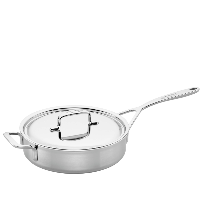 Patelnia sauté z 2 uchwytami i pokrywką Demeyere 5 Plus 24 cm | BESTSELLER