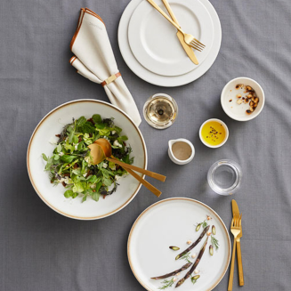 Łyżki do sałaty Bitz Brass mat - 4