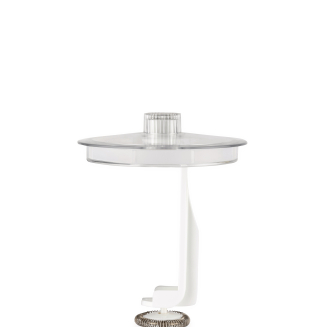 Alessi Plisse milk frother white - 3