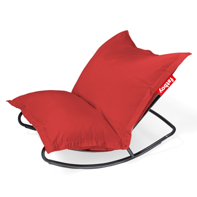 Pufa Fatboy The Original Outdoor Red + Fotel bujany do puf Rock 'n Roll Black | PROMOCJA 20%