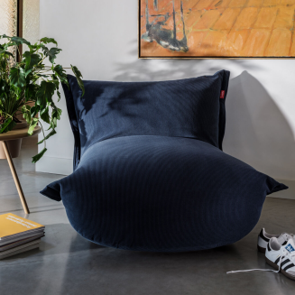  Fatboy The BonBaron Slim Cord Deep Blue armchair 120x120x75 cm - 7