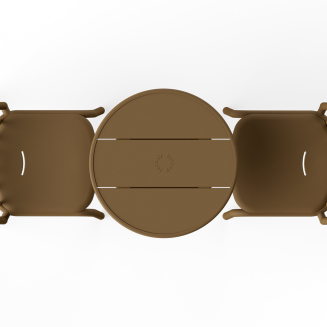 Stolik ogrodowy Fatboy Fred's Round Bistro Table Mochaccino - 4