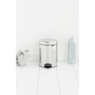 Kosz łazienkowy Brabantia NewIcon 5l Brillant Steel - 3
