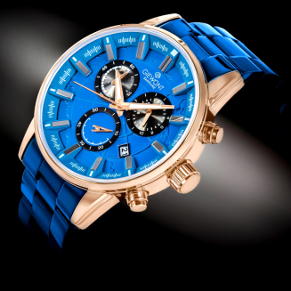 Zegarek Męski Giewont Chronograph Sapphire Niebieski GW4580-B5 - 2