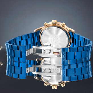 Zegarek Męski Giewont Chronograph Sapphire Niebieski GW4580-B5 - 6