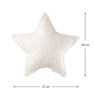 Wigiwama Star Cream White Pillow - 5
