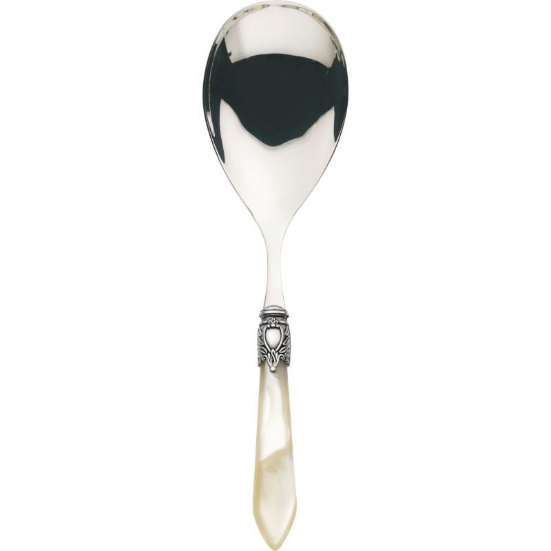 Łyżka do serwowania ryżu Casa Bugatti Oxford Ivory/Old Silver