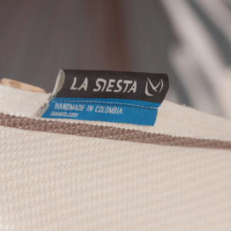 Fotel hamakowy ze stojakiem La Siesta Fiji Organic Nougat Comfort - 4