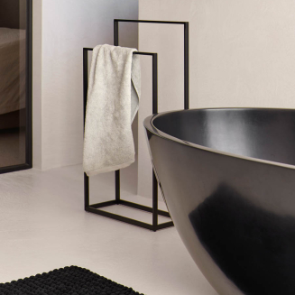  Aquanova Axel Black bathroom rug 60x100 cm - 5