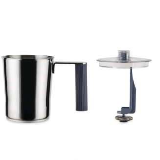 Alessi Plisse milk frother, gray - 3
