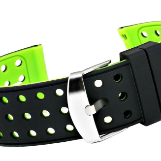 Pasek silikonowy ZIELONY U12-20-5 - 2