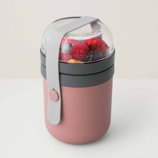 BergHOFF | Podwójny pojemnik obiadowy różowy - 3