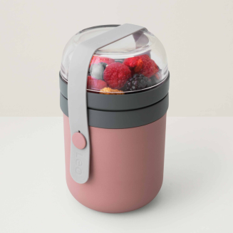 BergHOFF | Podwójny pojemnik obiadowy różowy - 3