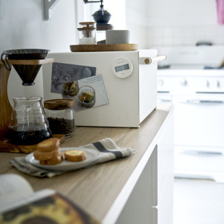  Yamazaki Tosca breadbox white - 7