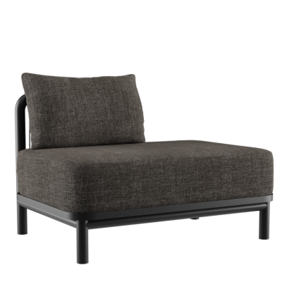 Fotel and Ogrodowy SACKit Kirra Lounge Sofa Open End Left Black