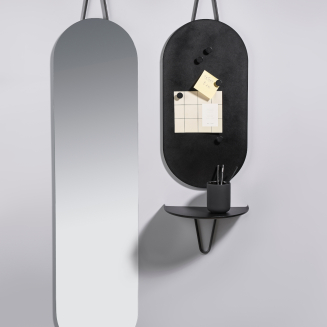 Lustro ścienne Zone Denmark A-Wall Soft Grey 120x30 cm - 3