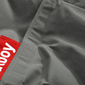 Pufa dla dzieci Fatboy Junior Canvas Charcoal Grey 130x100 cm - 4