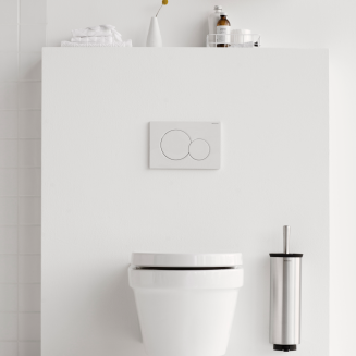  Brabantia Matt Steel floor/wall toilet brush - 4