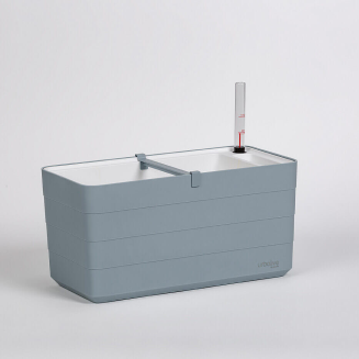 PLASTIA BERBERIS Donica samonawadniająca prostokątna 40x20 cm błękitny - 5