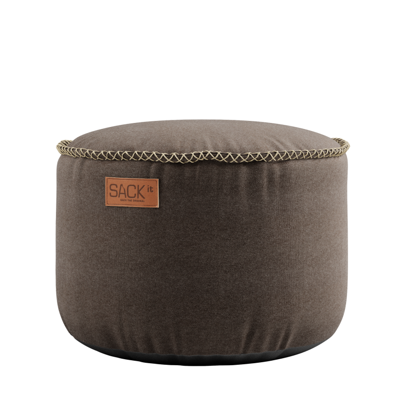 Pufa SACKit Canvas Pouf brown