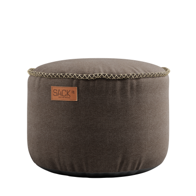 Pufa SACKit Canvas Pouf brown