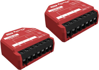  Set of 2x SHELLY 1PM Gen3 Wi-Fi/Bluetooth controllers
