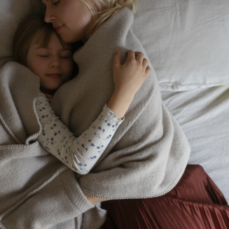 Szal z kieszeniami Lapuan Kankurit UNI light beige 60x170 cm - 3