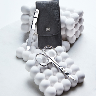 Zestaw do manicure Zwilling Classic Inox czarne skórzane etui 3 elementy - 5