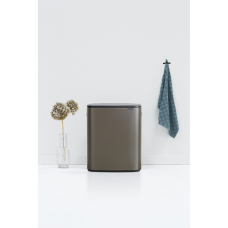 Kosz Brabantia Bo Touch Bin 2x30l platynowy - 10