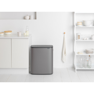 Kosz Brabantia Bo Touch Bin 2x30l platynowy - 11