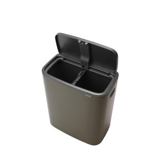 Kosz Brabantia Bo Touch Bin 2x30l platynowy - 2