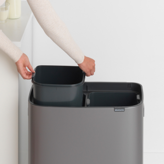 Kosz Brabantia Bo Touch Bin 2x30l platynowy - 5