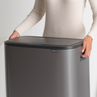 Kosz Brabantia Bo Touch Bin 2x30l platynowy - 9