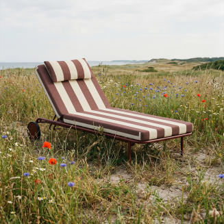  SACKit Mollis Sunbed Renesse Chestnut Garden Bed - 5