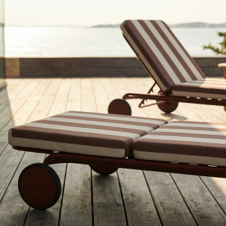  SACKit Mollis Sunbed Renesse Chestnut Garden Bed - 3