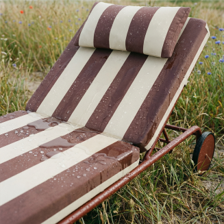  SACKit Mollis Sunbed Renesse Chestnut Garden Bed - 7