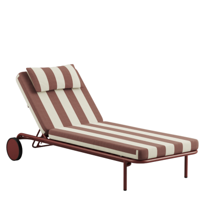 Łóżko ogrodowe SACKit Mollis Sunbed Renesse Chestnut