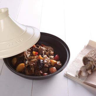 Naczynie do Tagine Staub beżowo-czarny 20 cm - 3
