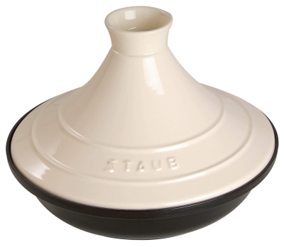 Tagine dish Staub beige and black 20 cm