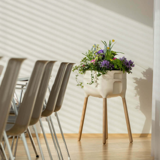 Kwietnik Urbalive kremowy 77x50x38 cm - 5