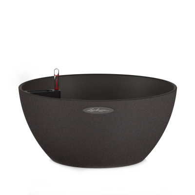  Lechuza Cubeto Stone planter 40 graphite black