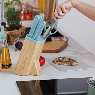 Zestaw noży w bloku BergHOFF Slate 7 elementów - 7