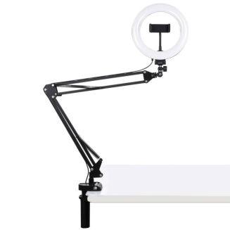  PULUZ 20cm desk lamp with LED clip and tripod - 2