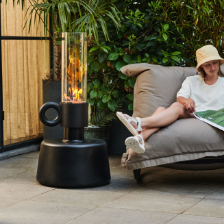  Combi deal: Rock 'n Roll Black + Fatboy The Original Outdoor Gray Taupe Pouffe - 8