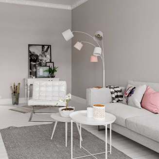 Lampa podłogowa By Rydens Foggy H200 cm - 2