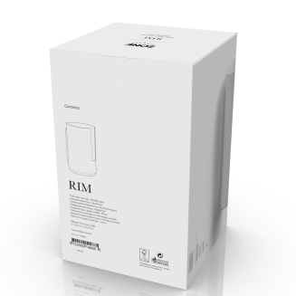 Pojemnik ścienny na papier toaletowy Zone Denmark Rim White - 4