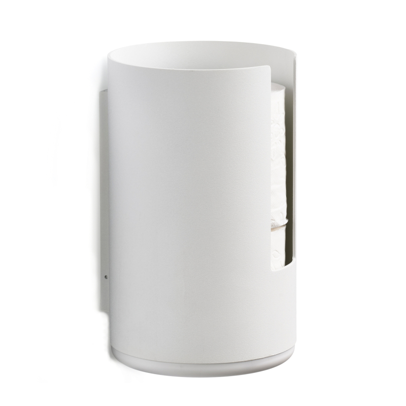 Pojemnik ścienny na papier toaletowy Zone Denmark Rim White