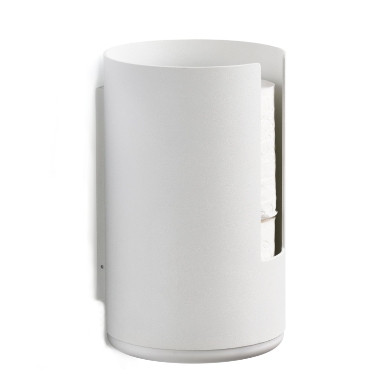 Pojemnik ścienny na papier toaletowy Zone Denmark Rim White